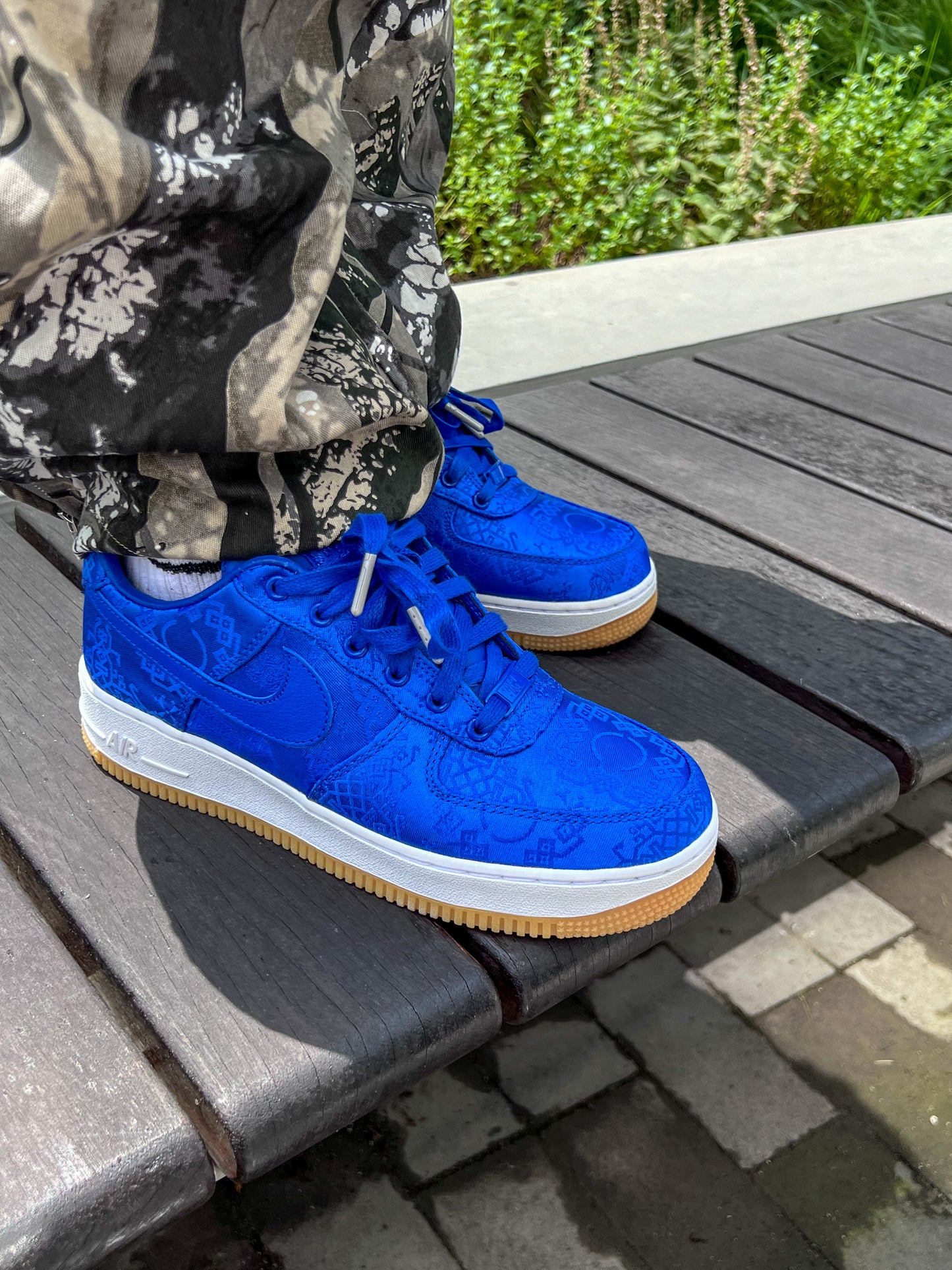 Nike Air Force 1 Low Clot Blue Silk