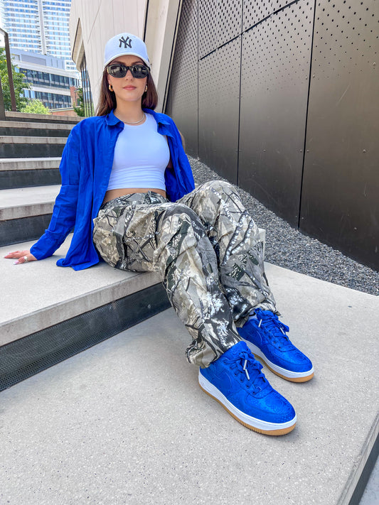 Nike Air Force 1 Low Clot Blue Silk