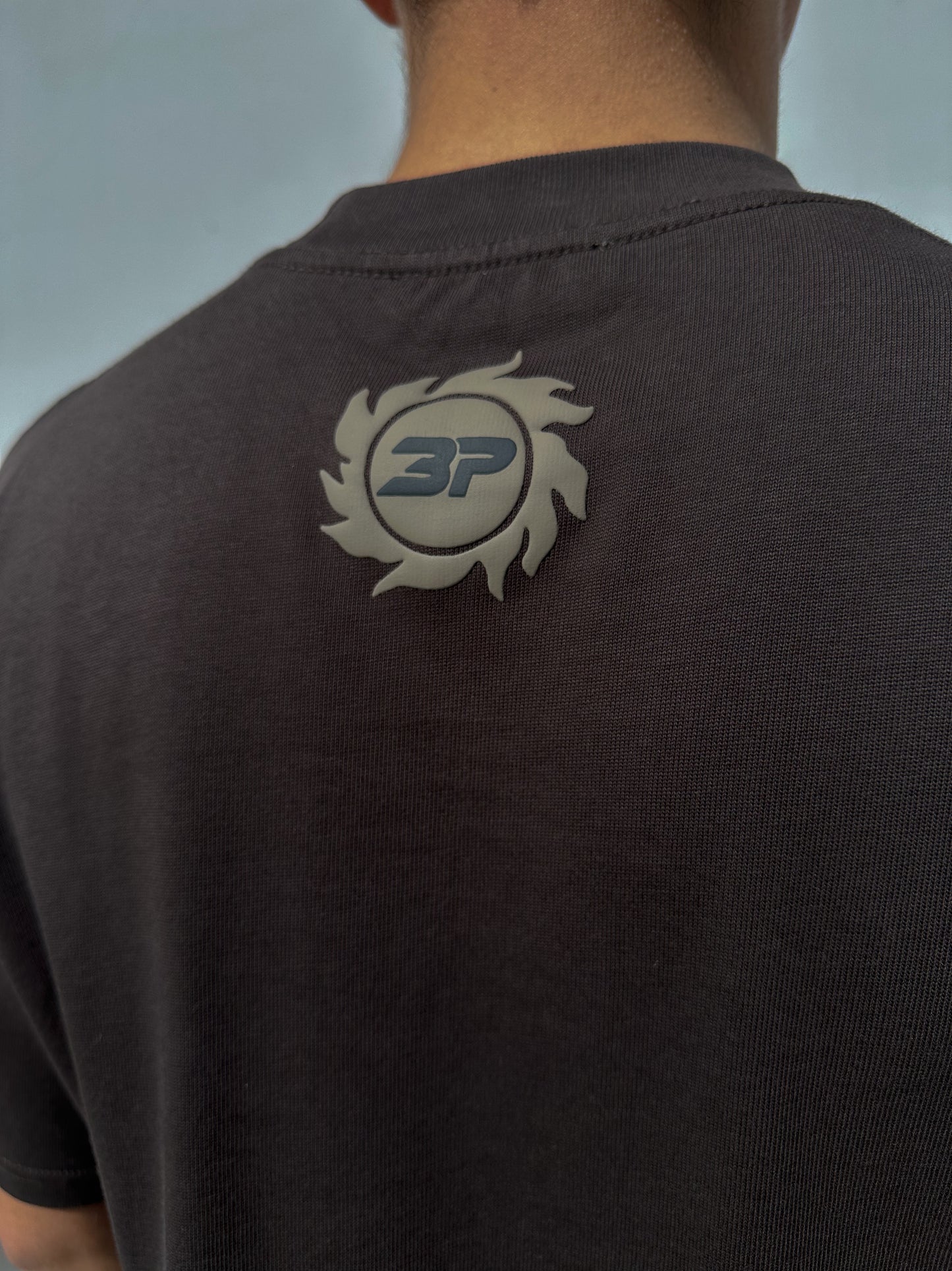 Broken Planet Market Space Trails Brown T-Shirt