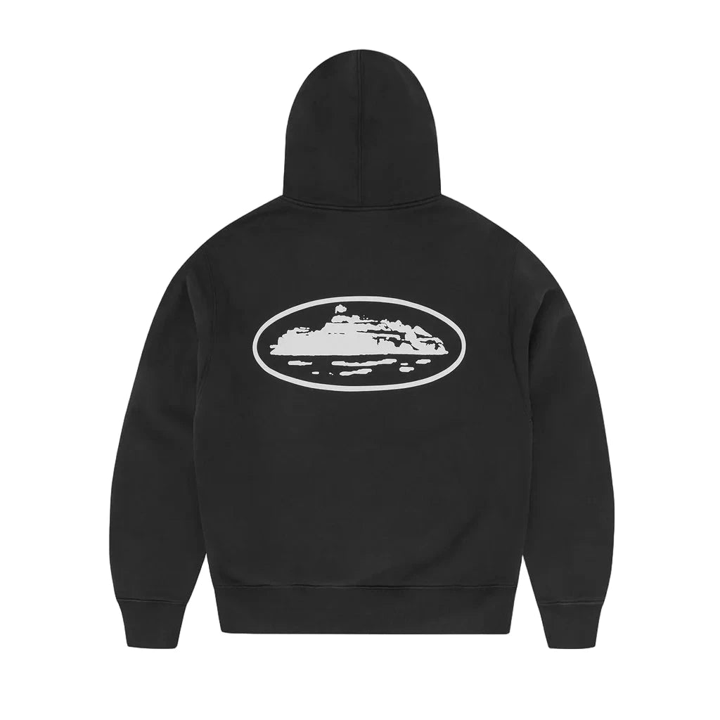 Corteiz Zip-Up Hoodie Black
