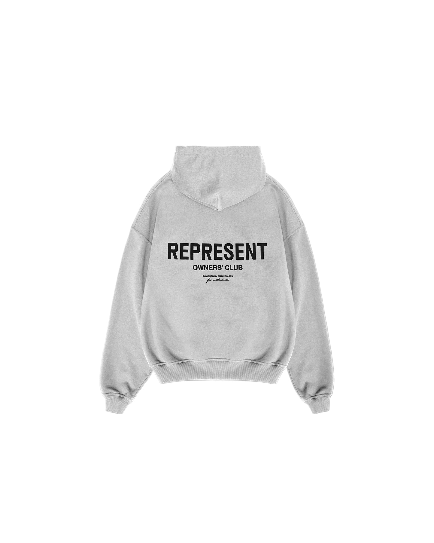 Represent Owners Club Zip-Up Hoodie Grey