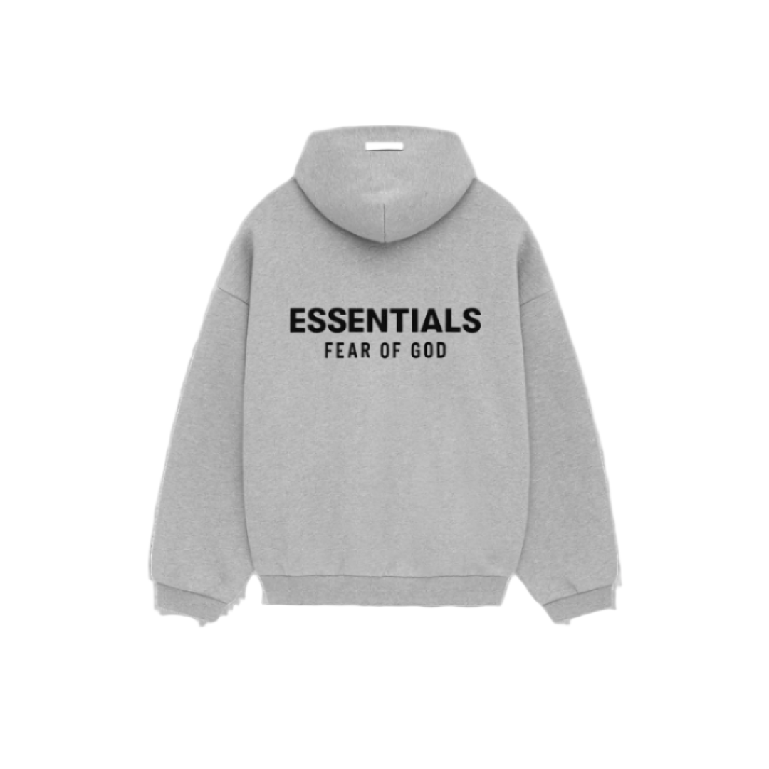 Fear of God Essentials Fleece Hoodie II 'Light Heather Grey'