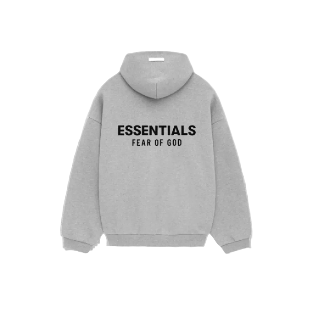 Flísová mikina Fear of God Essentials II 'svetlosivá'