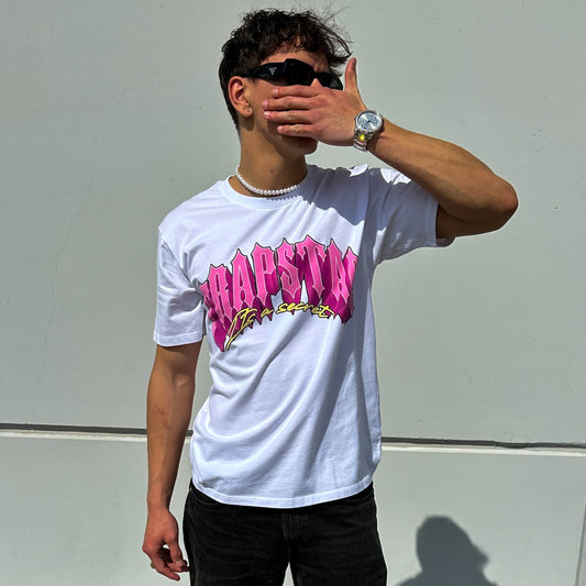 Trapstar 2.1 City White/Pink T-Shirt