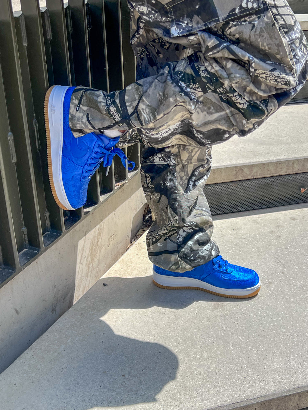 Nike Air Force 1 Low Clot Blue Silk