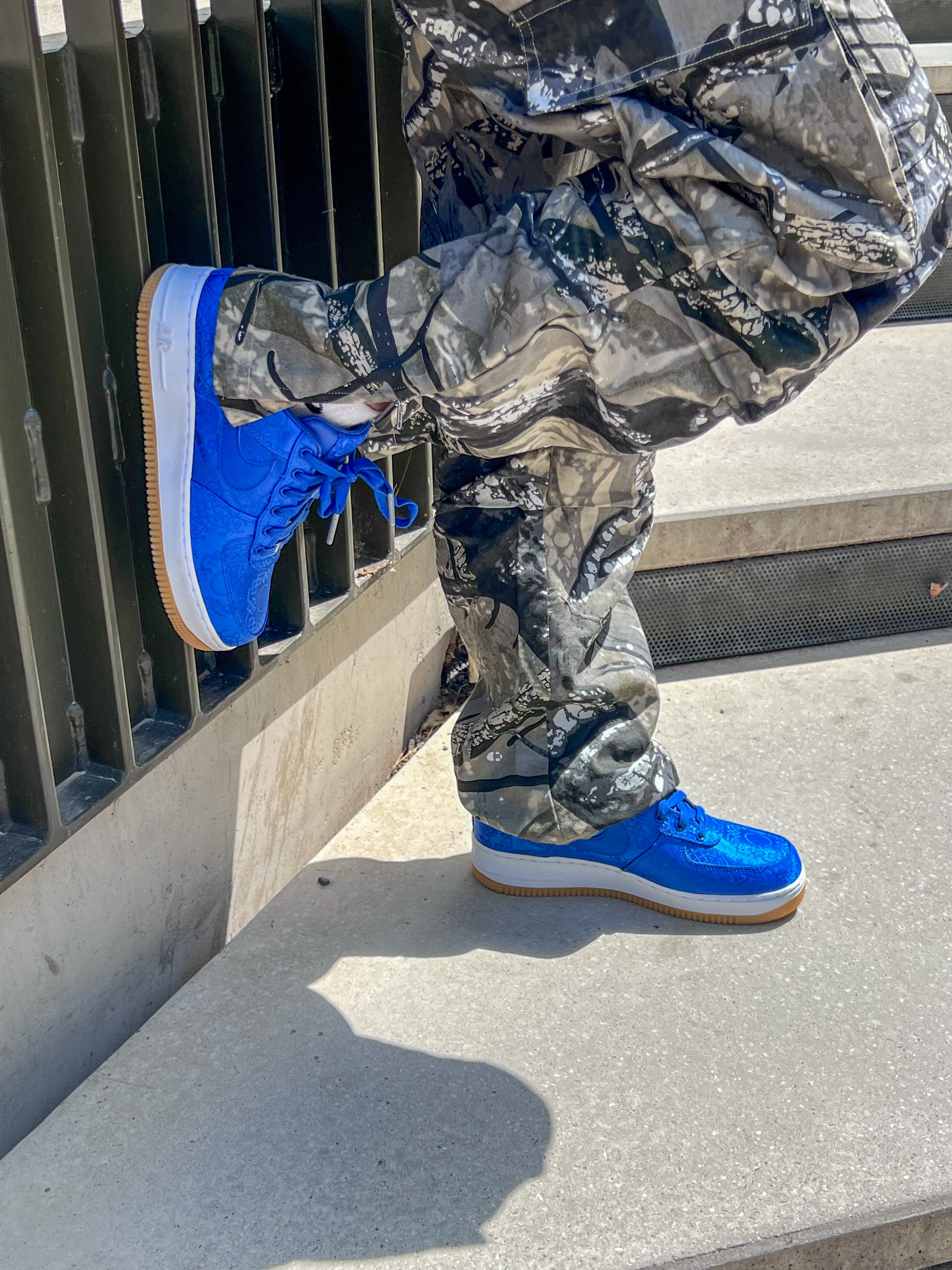 Nike Air Force 1 Low Clot Blue Silk