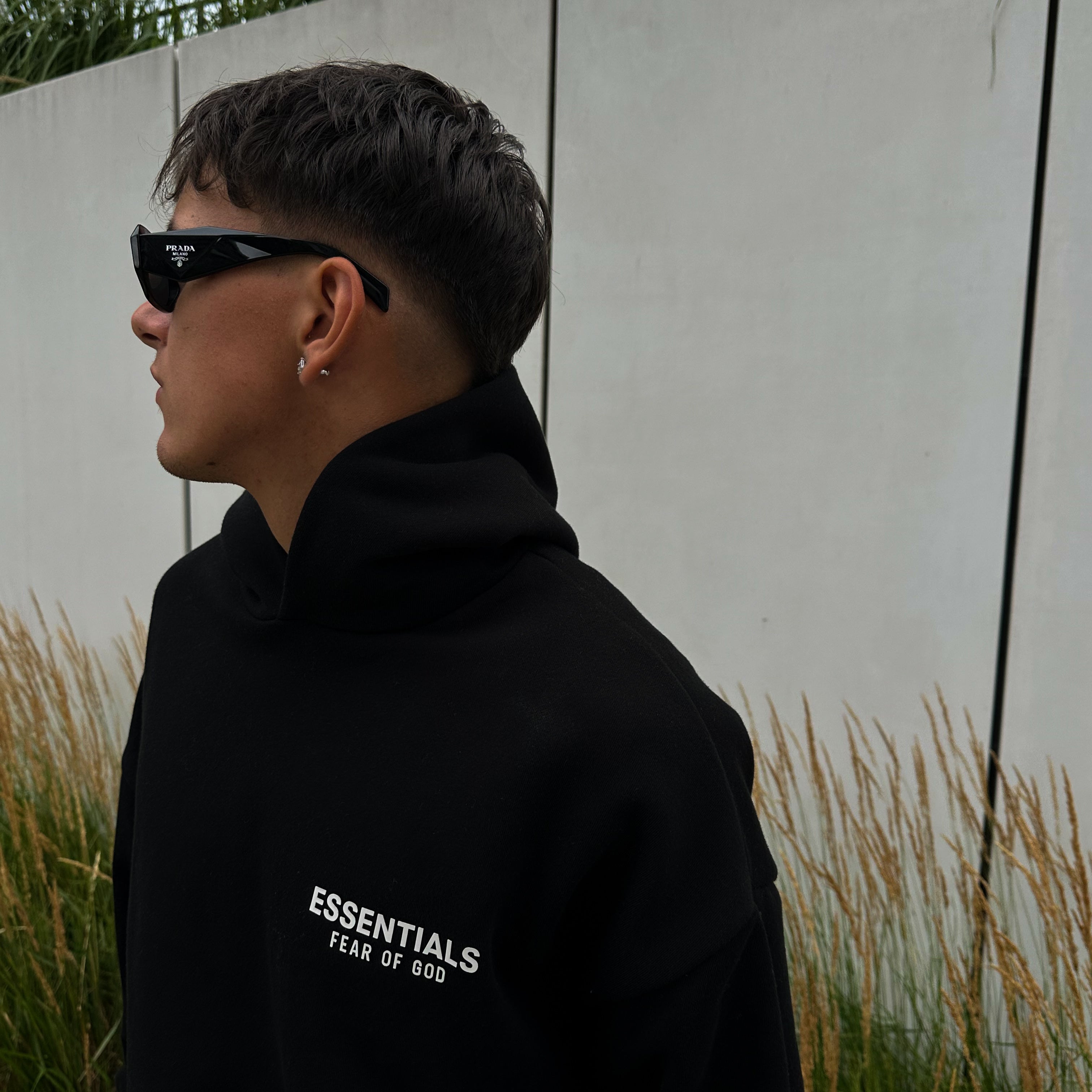 Fear of God Essentials Fleece Hoodie II 'Black'