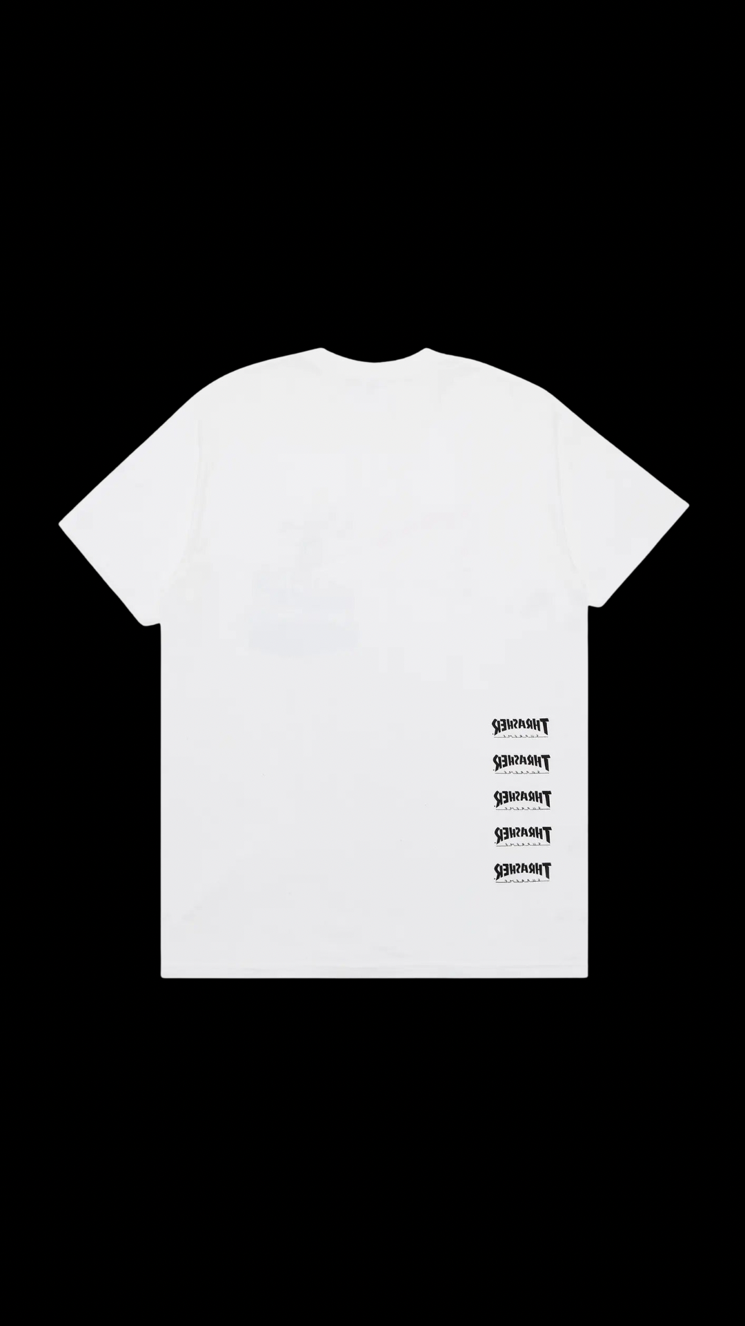 Tričko Supreme x Thrasher Back Tail biele 