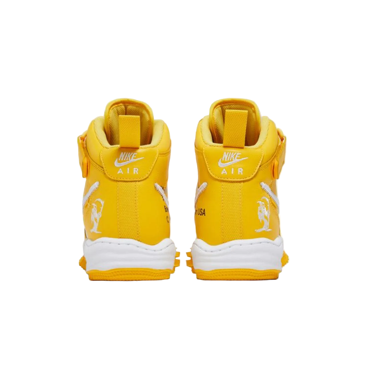 Nike Air Force 1 Mid SP Leather 'Varsity Maize' - Čierna 