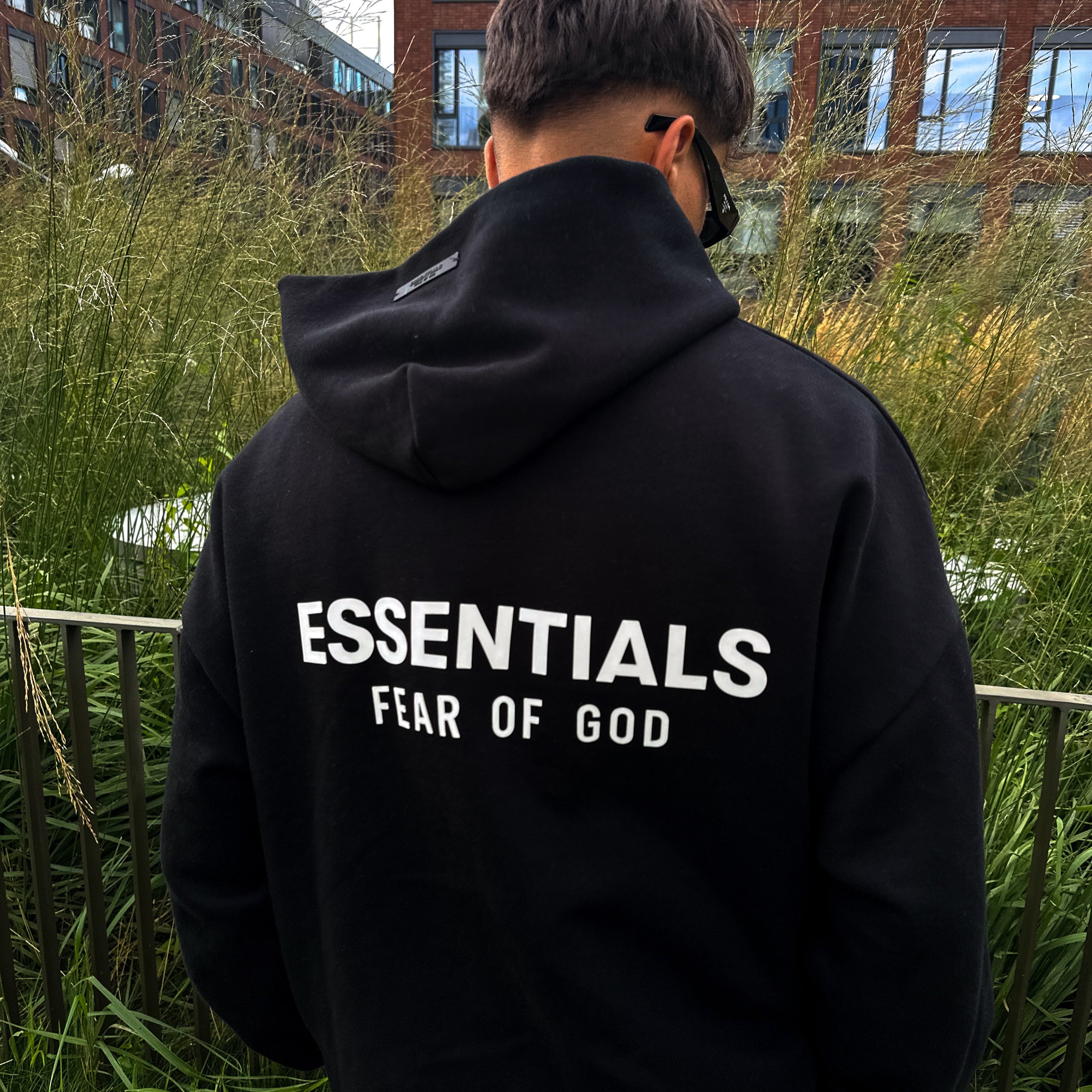 Fear of God Essentials Fleece Hoodie II 'Black'