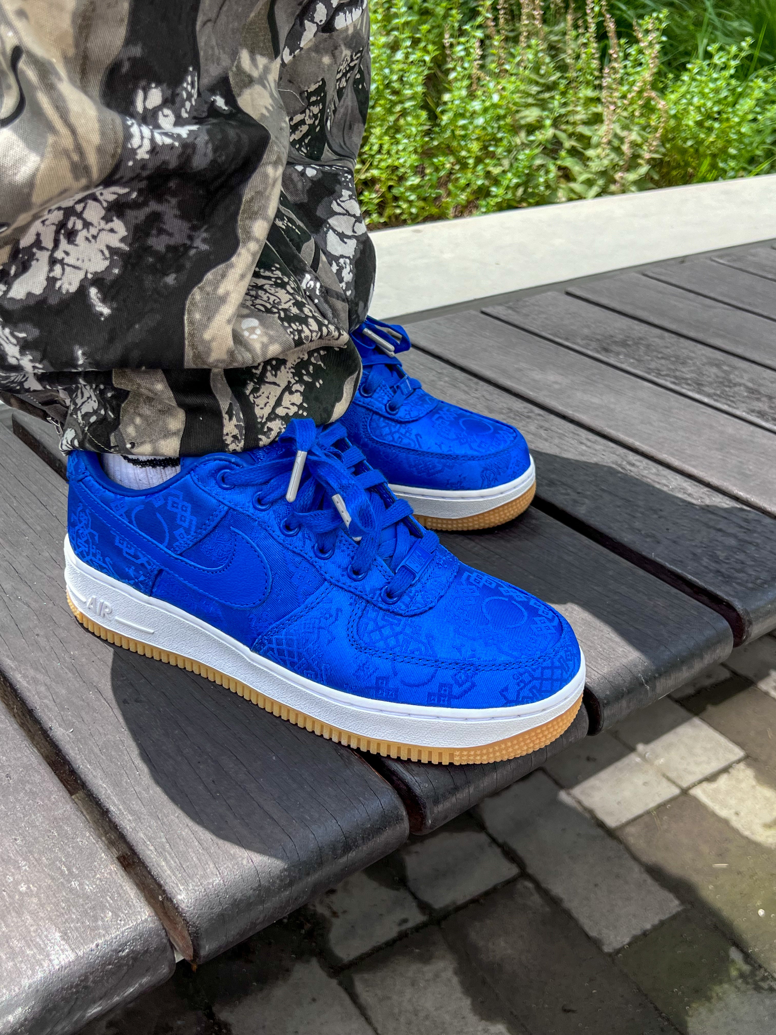 Nike Air Force 1 Low Clot Blue Silk