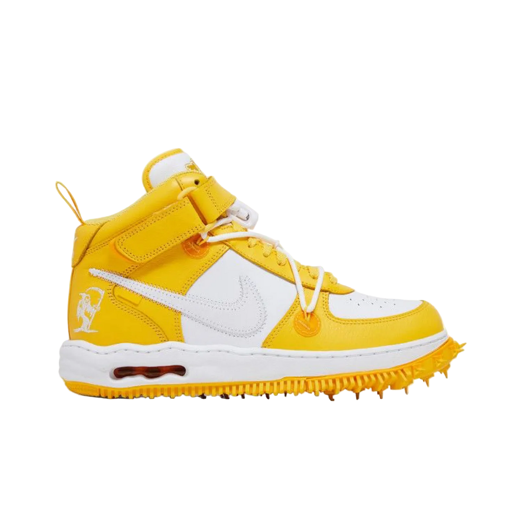 Nike Air Force 1 Mid SP Leather 'Varsity Maize' - Čierna 