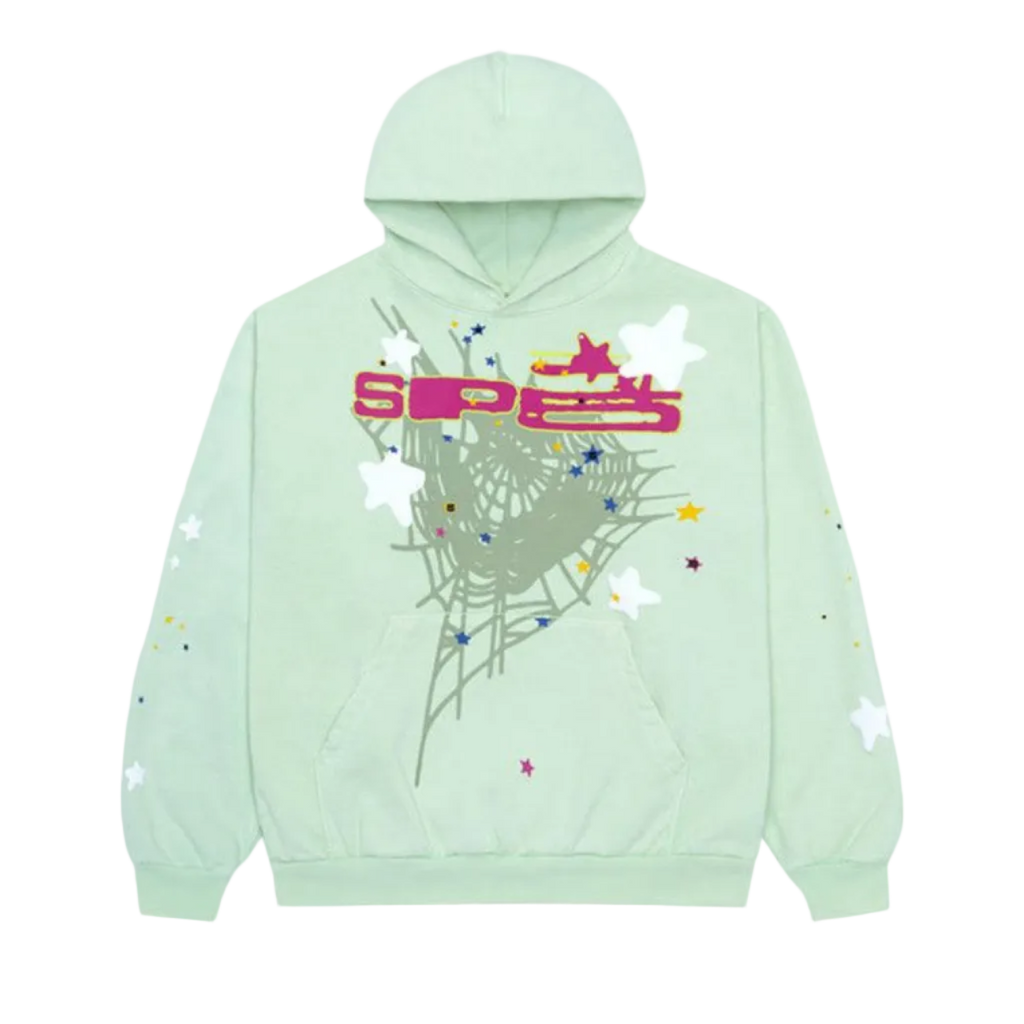 Sp5der Hoodie 'Green Mint'