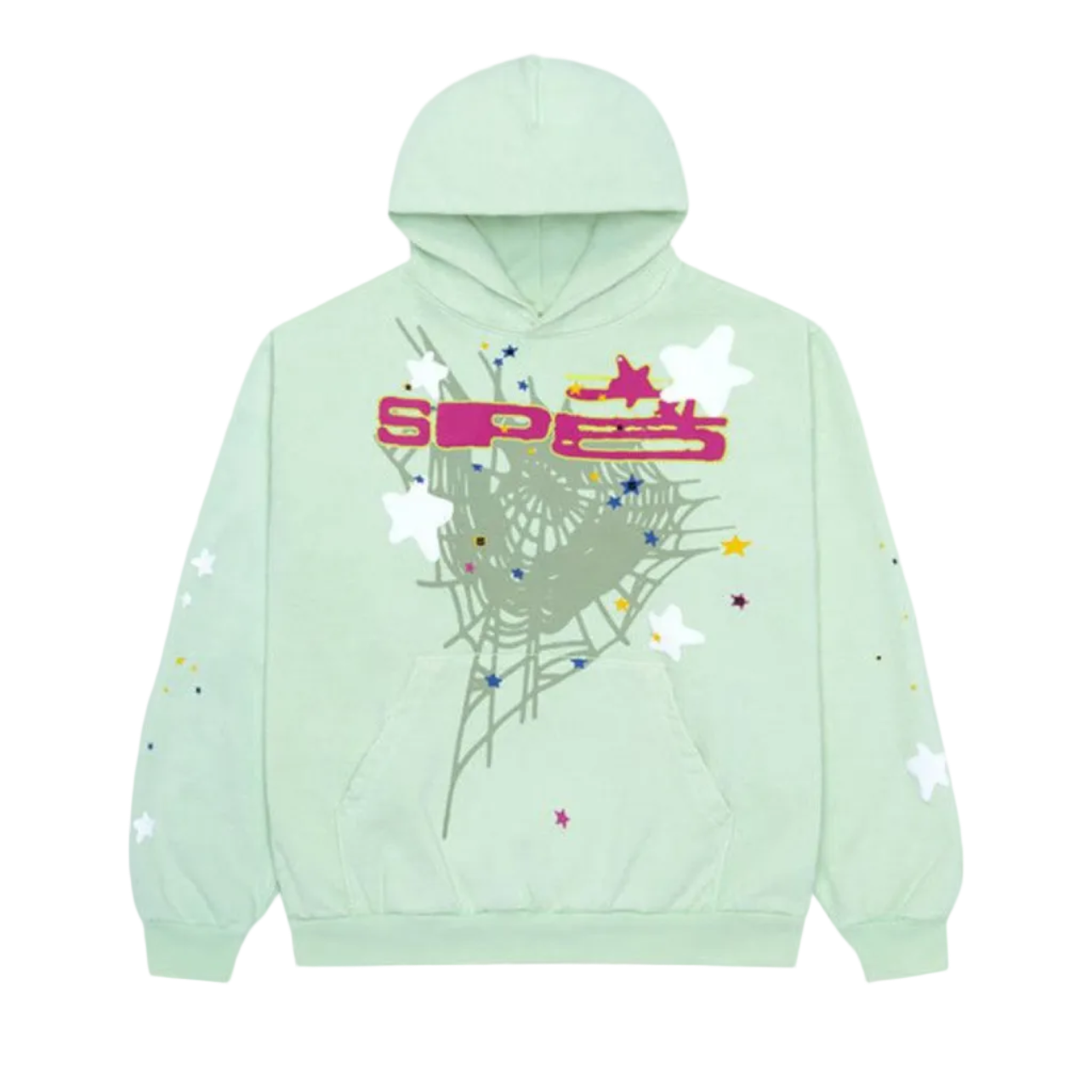 Sp5der Hoodie 'Green Mint'