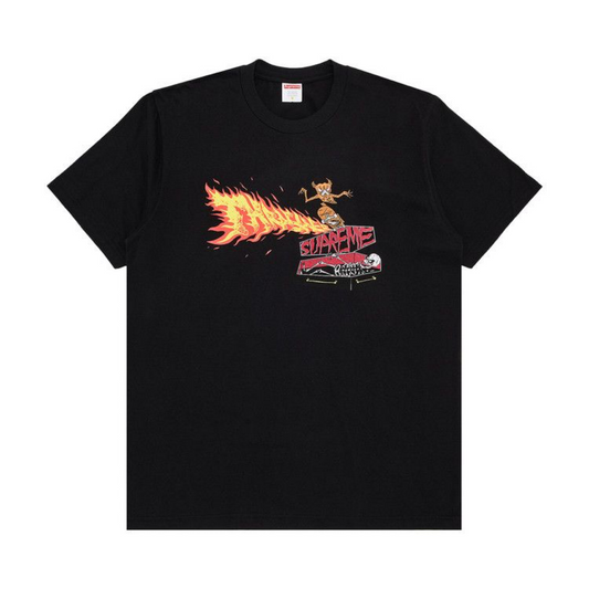 Supreme x Thrasher Back Tail T-shirt Black