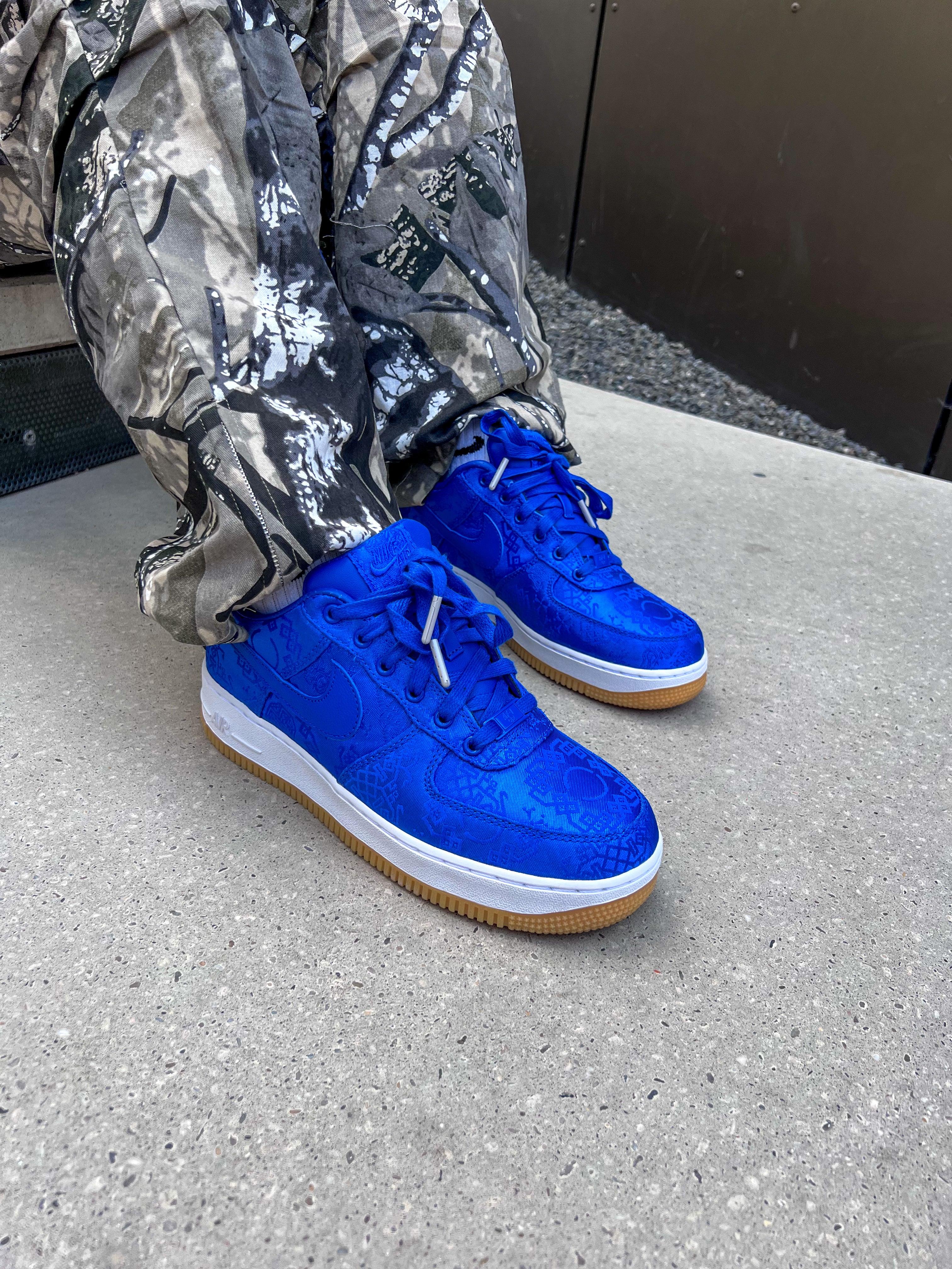Nike Air Force 1 Low Clot Blue Silk