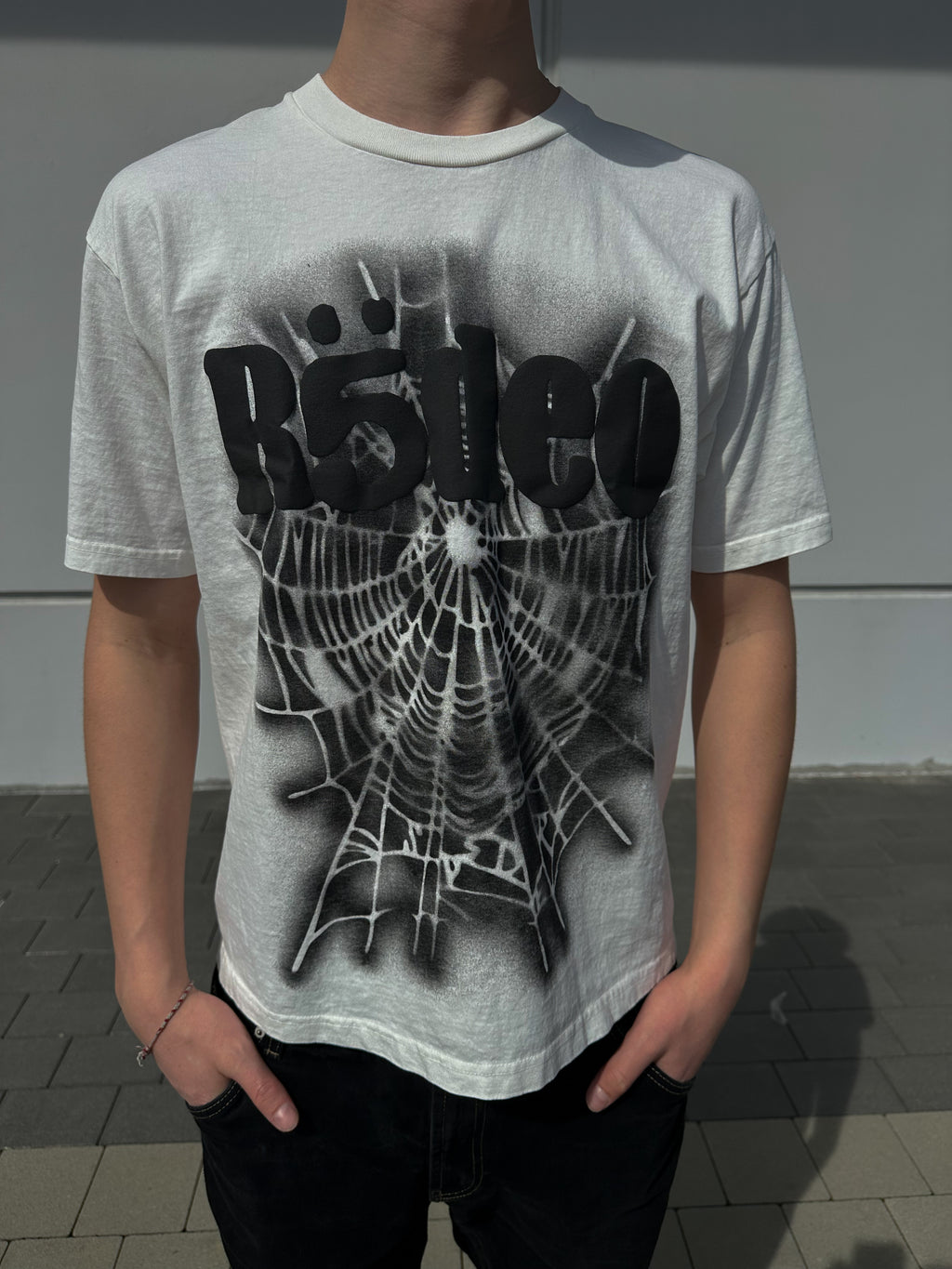 Sp5der x Travis Scott DAYS BEFORE RODEO 2.0 White/Black T-Shirt