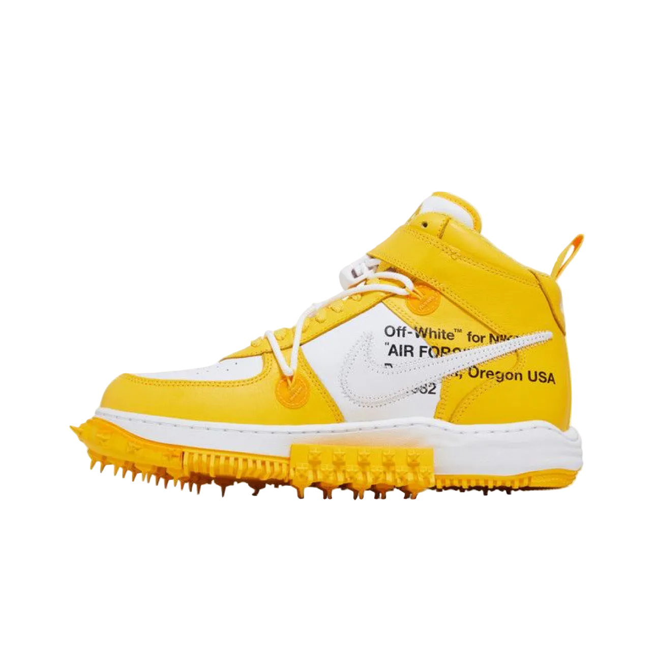 Nike Air Force 1 Mid SP Leather 'Varsity Maize' - Čierna 