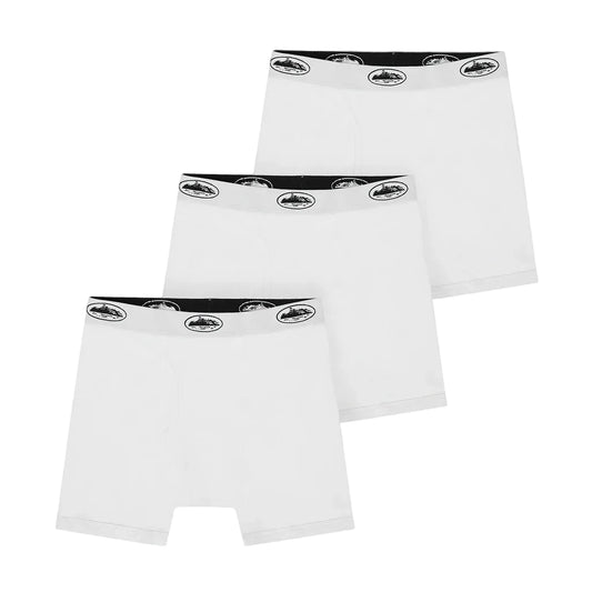 Corteiz Alcatraz Boxers White