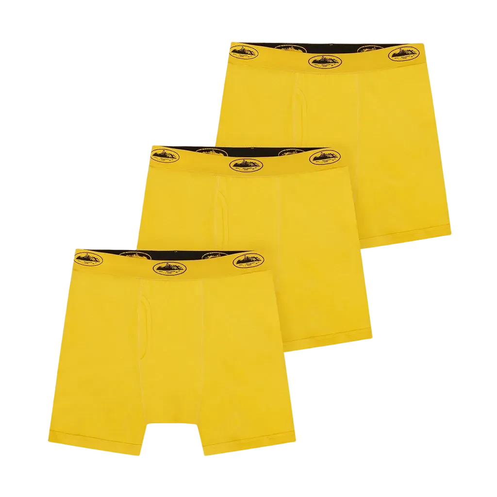 Corteiz Alcatraz Boxers Yellow