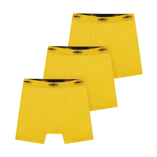 Corteiz Alcatraz Boxers Yellow