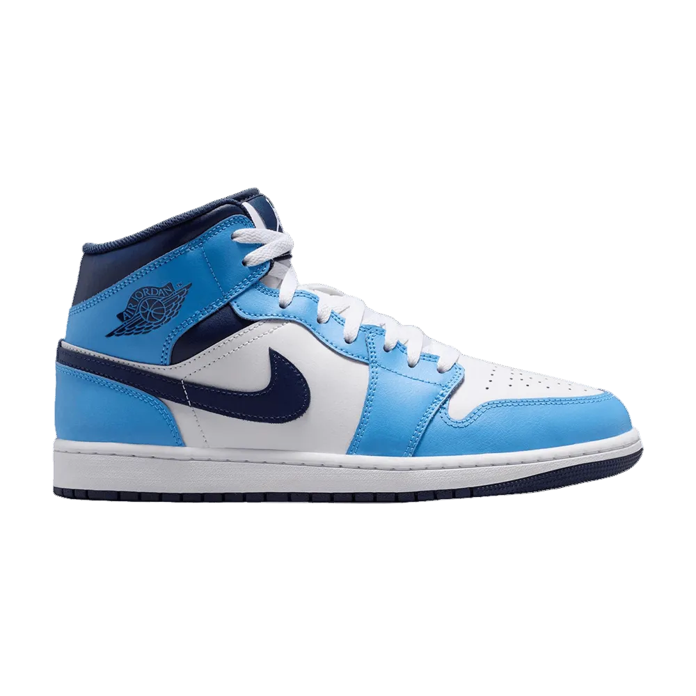 Air Jordan 1 Mid University Blue Midnight Navy