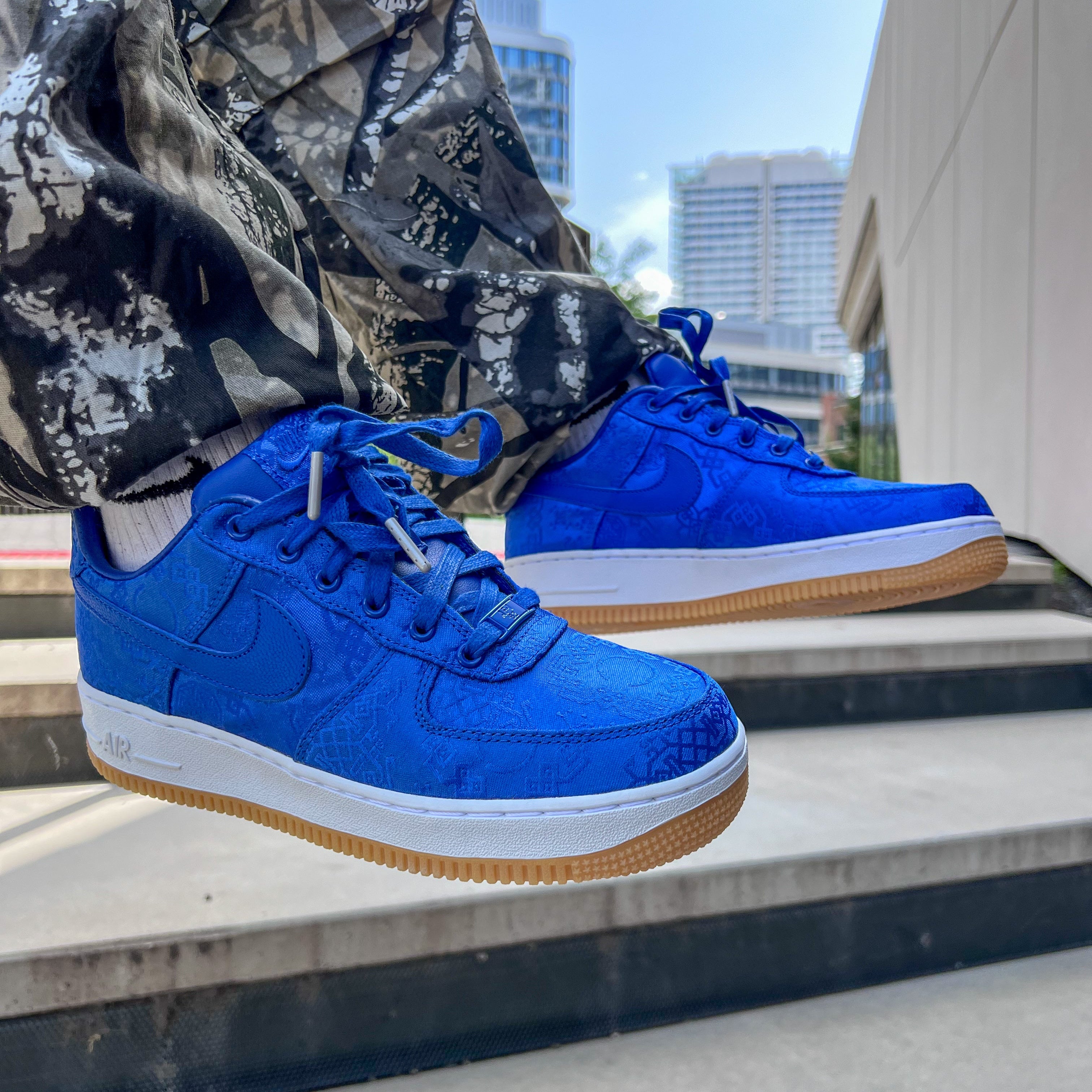 Nike Air Force 1 Low Clot Blue Silk