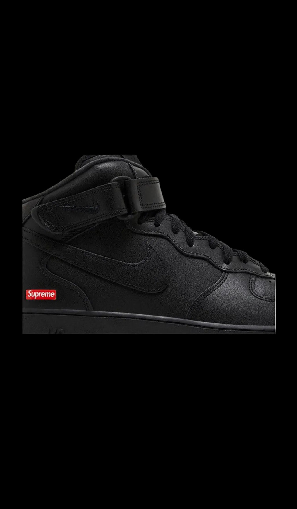 Supreme Air Force 1 Mid Black
