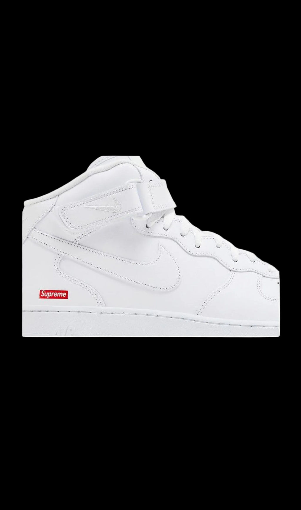 Supreme Air Force 1 Mid White