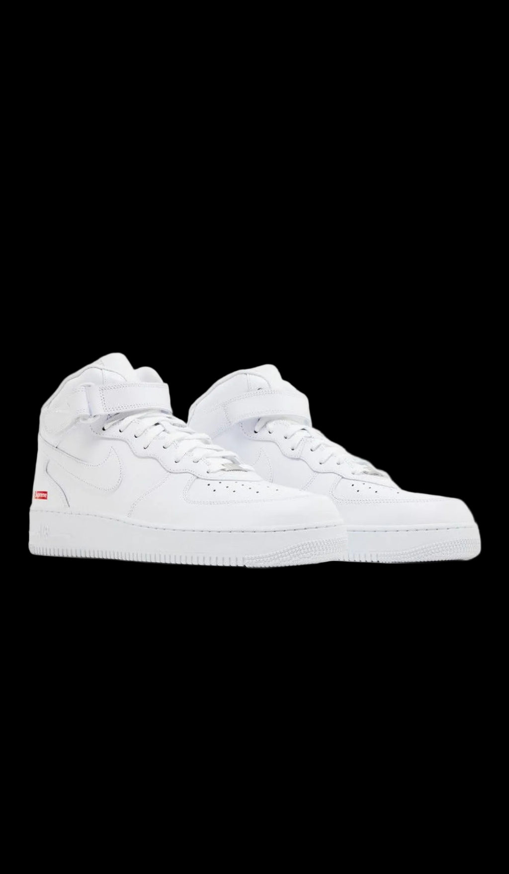 Supreme Air Force 1 Mid White