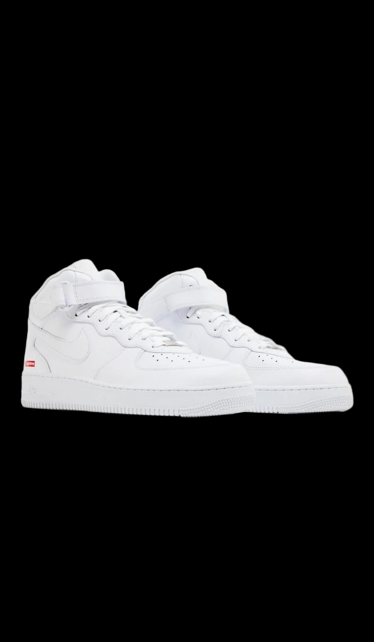 Supreme Air Force 1 Mid White