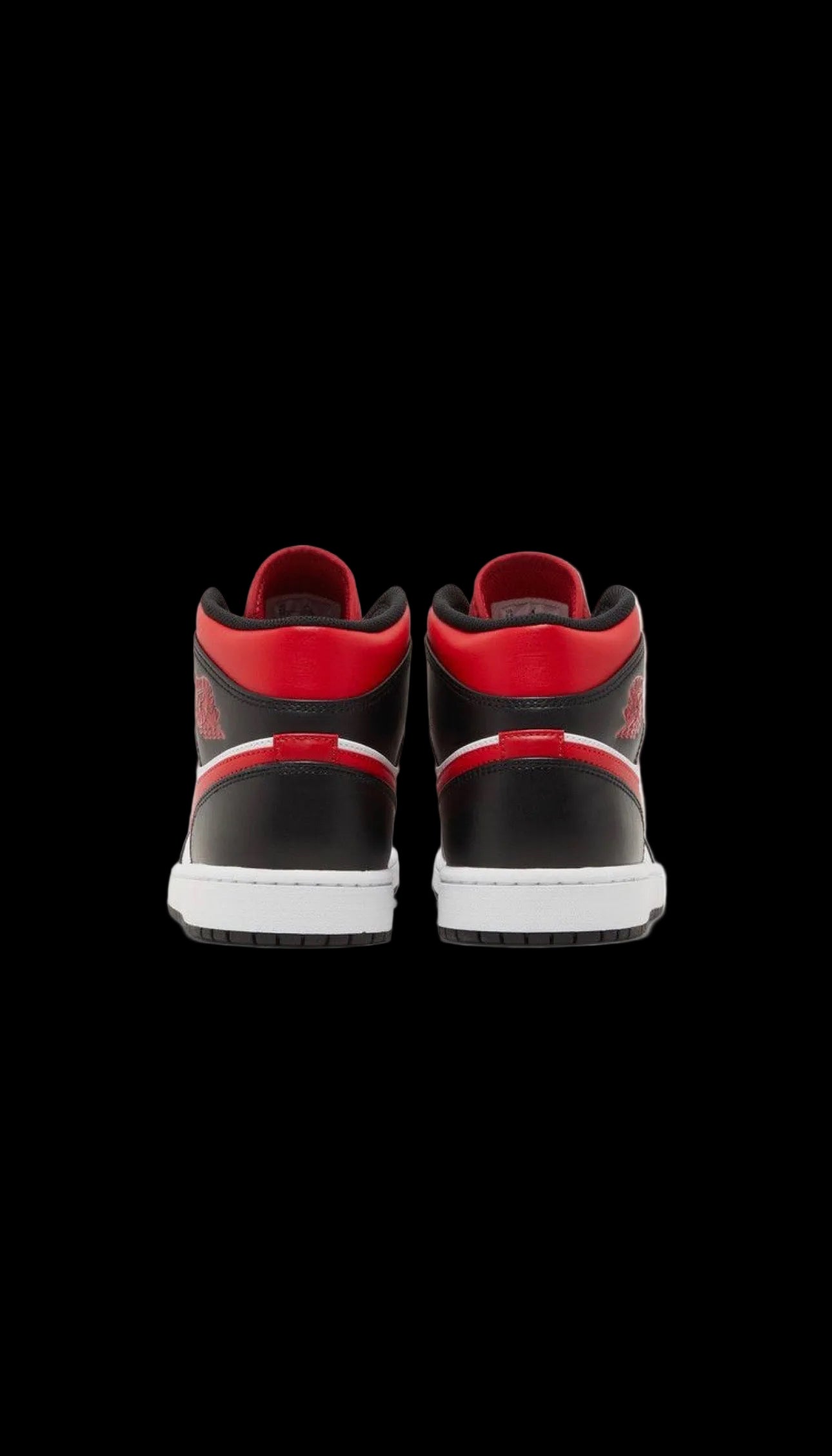 Jordan 1 Mid 'Bred Toe'