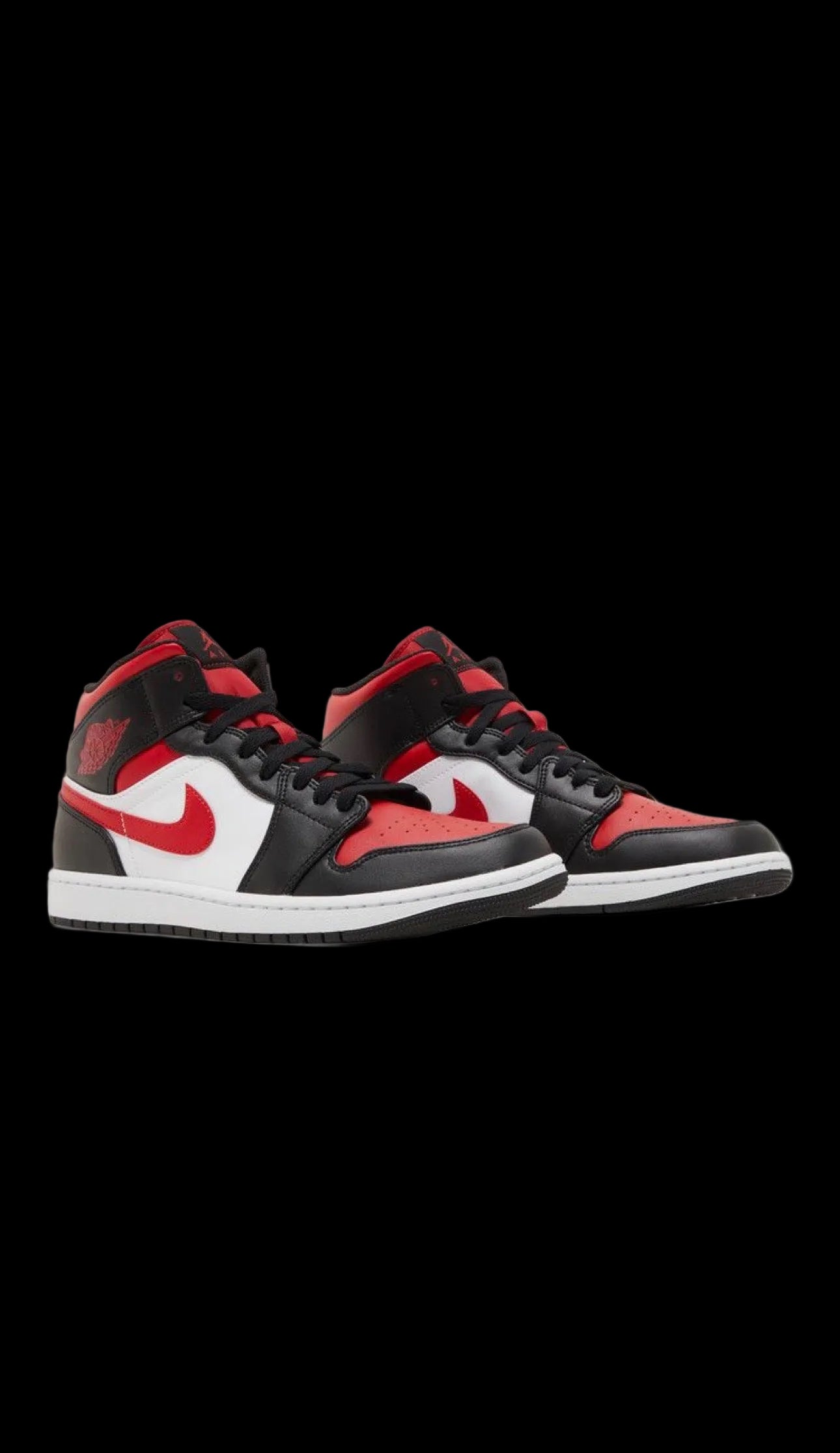 Jordan 1 Mid 'Bred Toe'