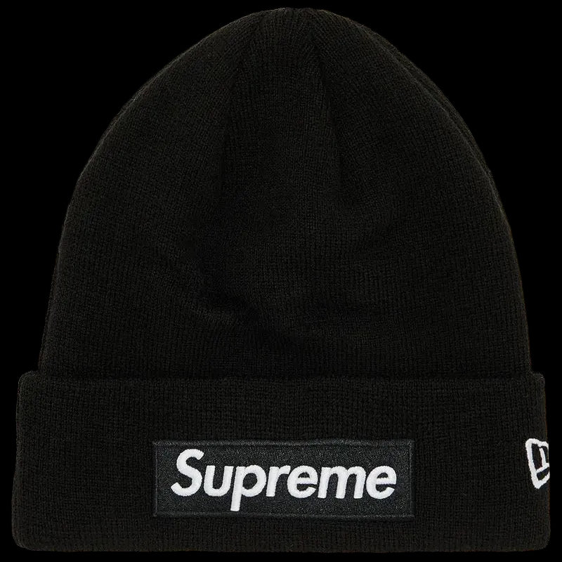 Supreme x New Era Box Logo Beanie Black