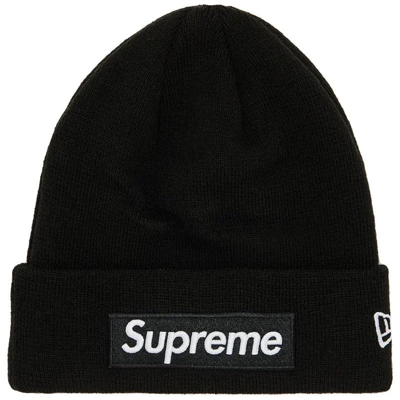 Supreme x New Era Box Logo Beanie Black