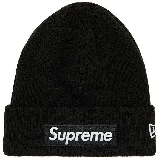 Supreme x New Era Box Logo Beanie Black
