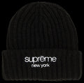 Supreme Classic Logo  Beanie Black