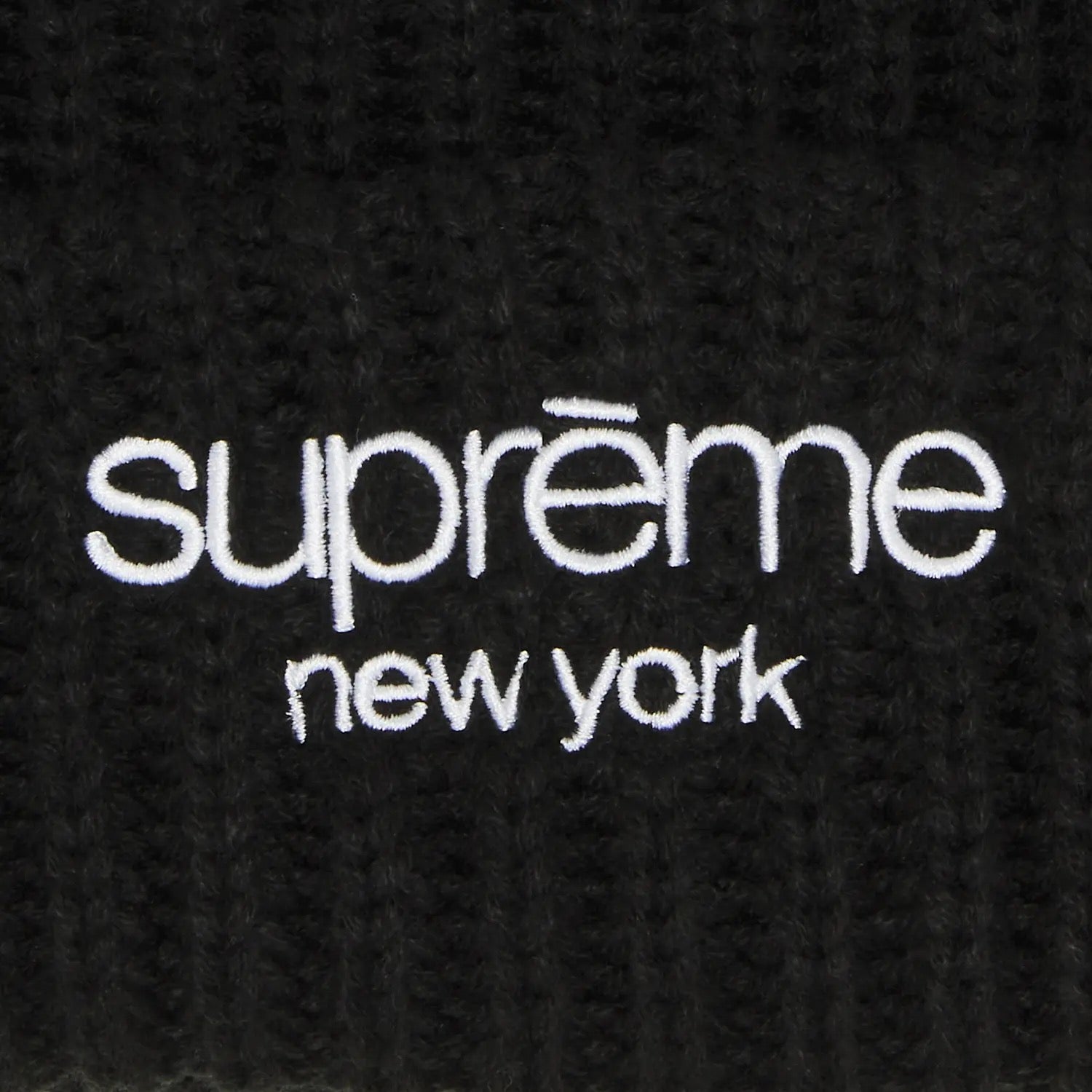 Supreme Classic Logo  Beanie Black