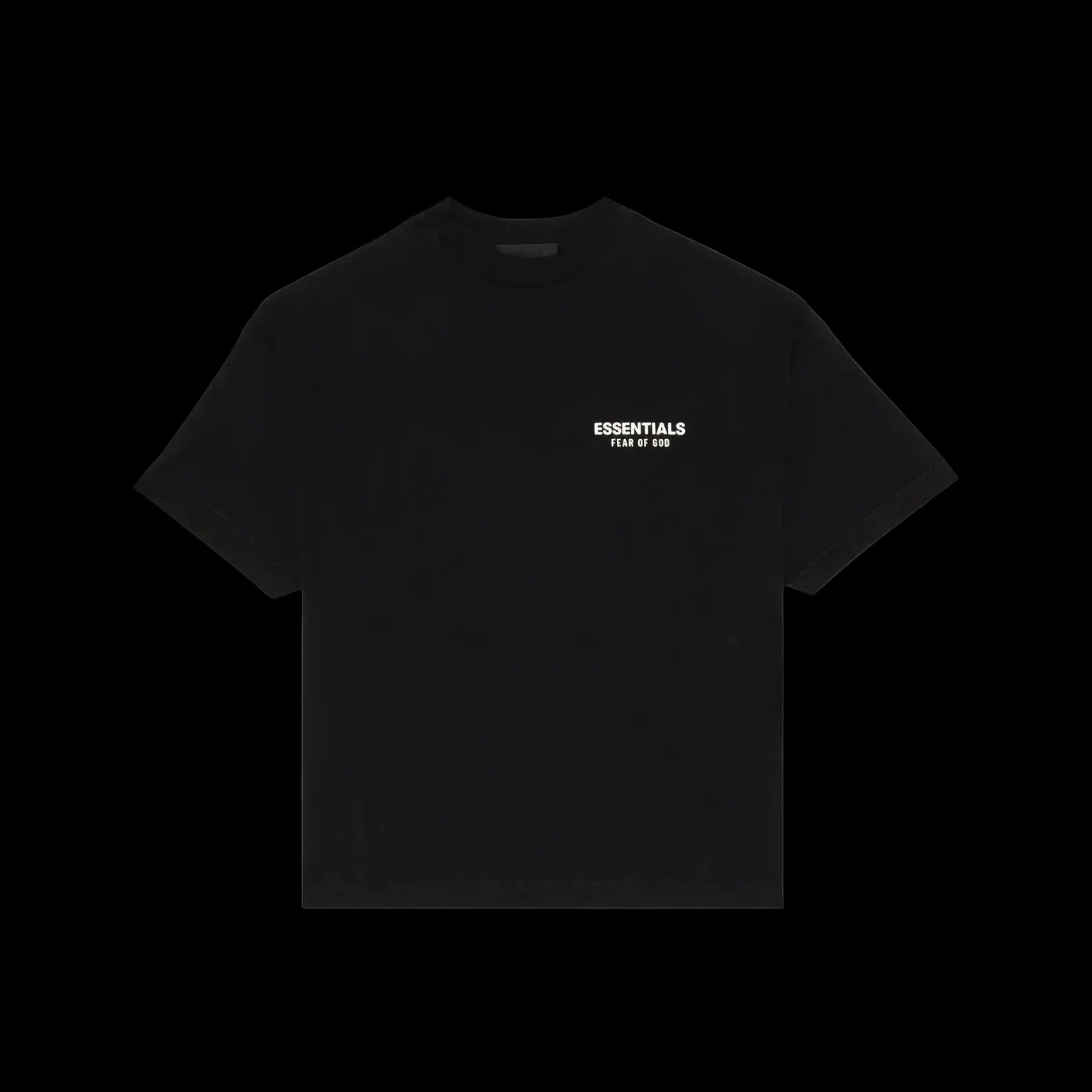 Essentials Fear of God Crewneck T-shirt FW24 Black