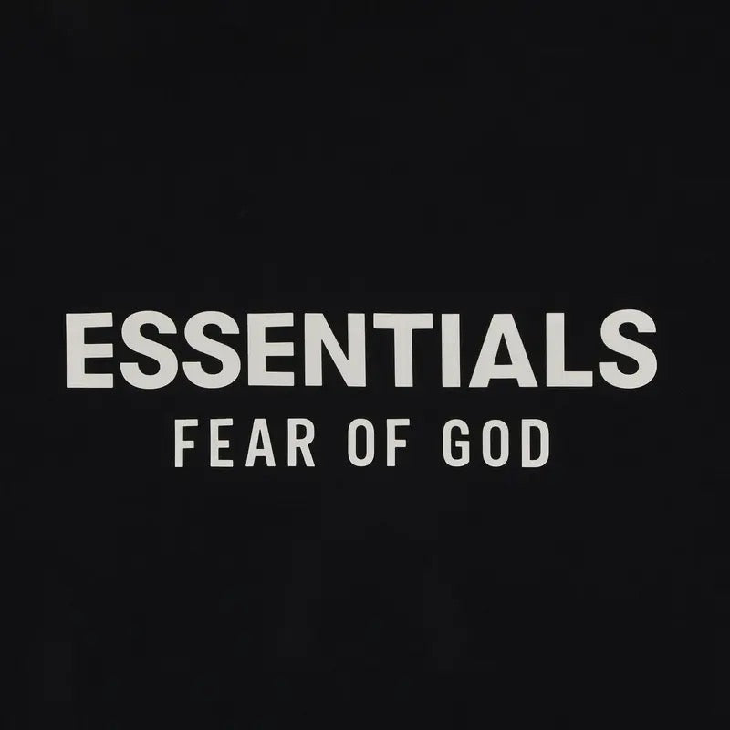 Essentials Fear of God Crewneck T-shirt FW24 Black
