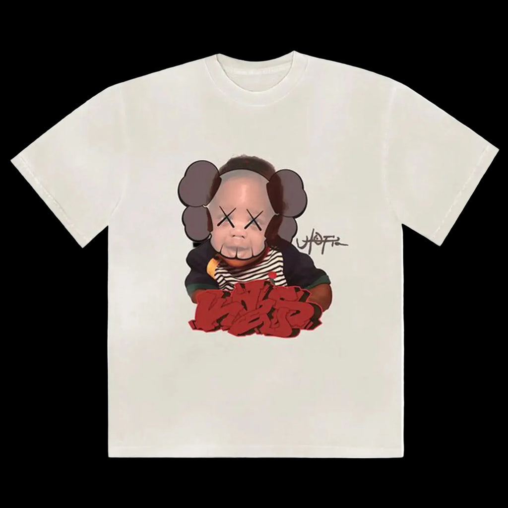 Travis Scott x Kaws Tee I White