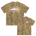 Corteiz OG Island PUFF Print Tee Forest Camo